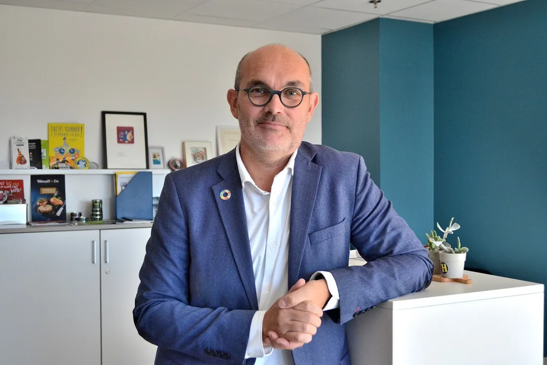 Loïc Hénaff, PDG de l'entreprise fleuron du FInistère